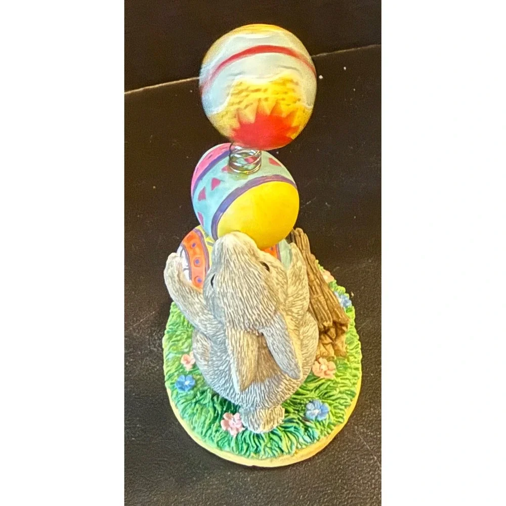 Charming Tails Silvestri Rabbit Bunny Binkeys Bouncing Bundle Easter Eggs Egg
